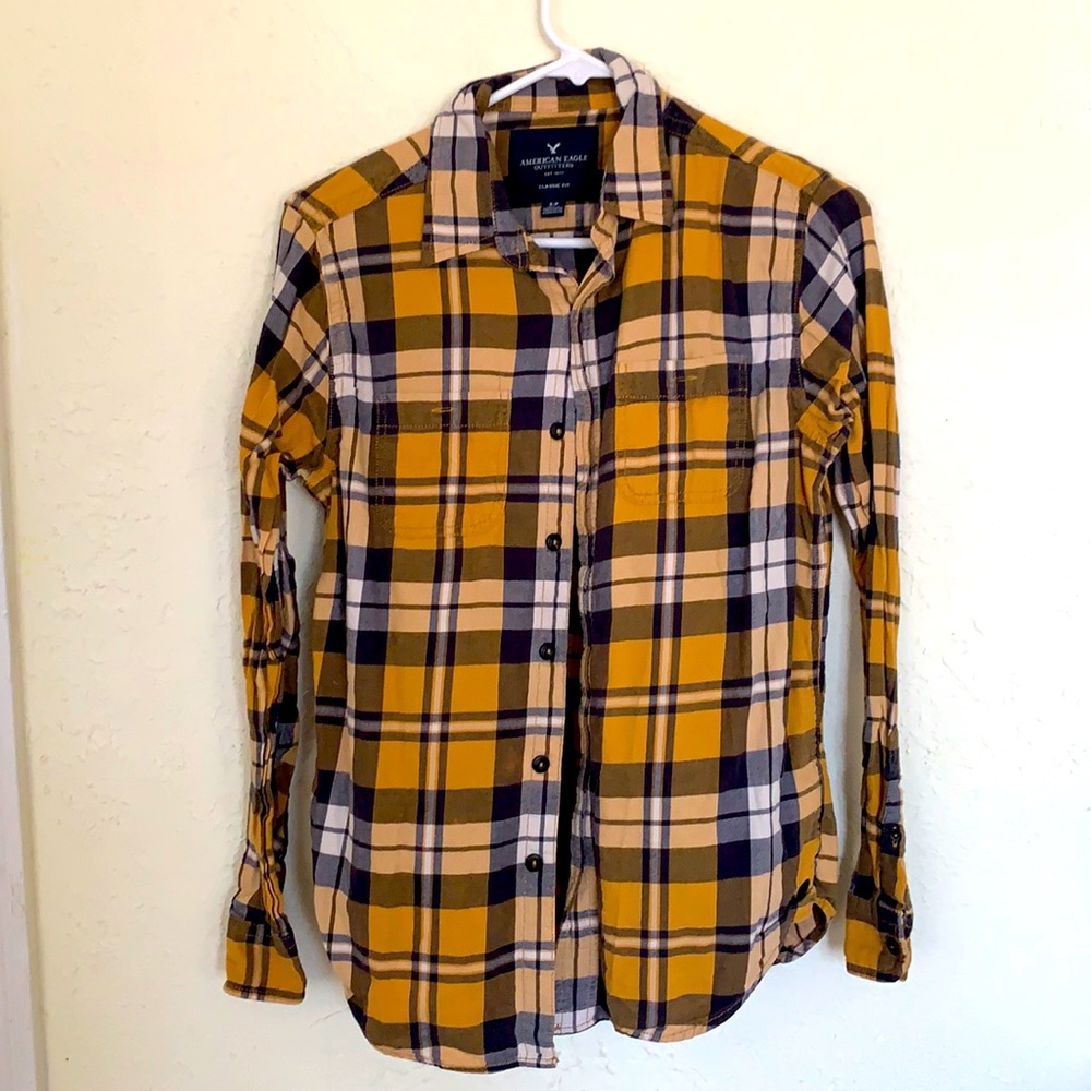 Small American eagle flannel